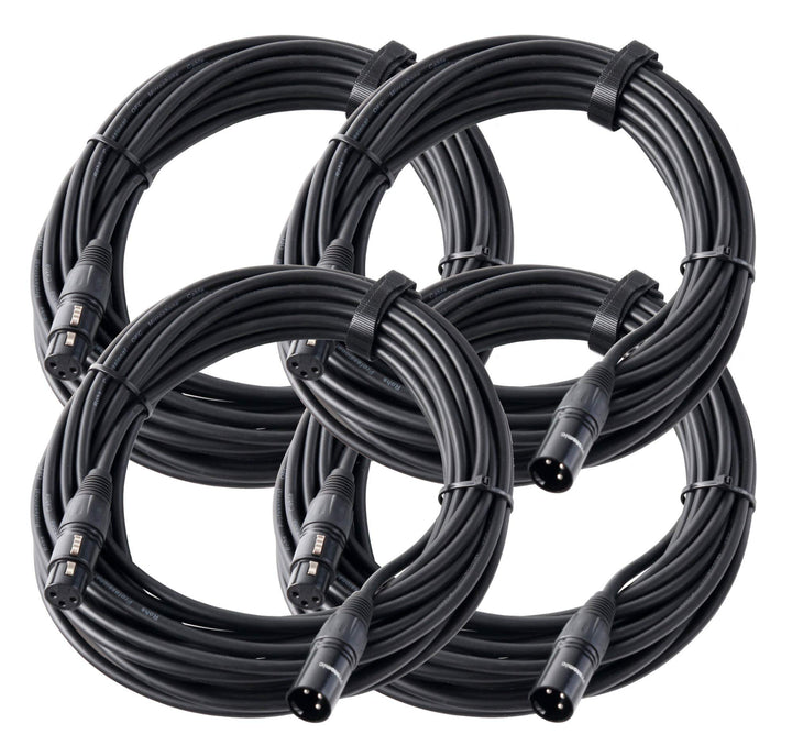 Pronomic XFXM Mikrofonkabel - XLR female 3-pol -> XLR male 3-pol - Stecker handgelötet - säure- und