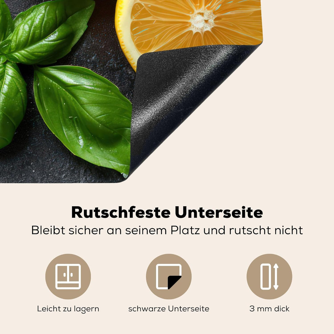 Herdabdeckplatte Einteilig Induktionsmatte Küche Abdeckung Ceranfeld Herd Abdeckplatte Deko Vinyl Ma