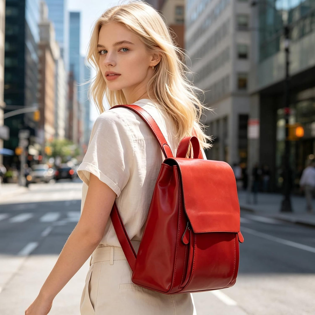 NICOLE&amp;DORIS Mode Damen Rucksack Henkeltaschen Schulrucksack Reisen Daypacks Outdoor Tasche Weich PU