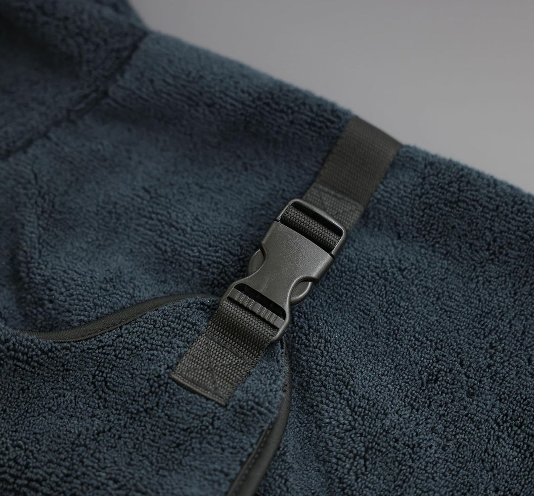 Kerbl Pet Bademantel für Hunde, blau, XL, Rückenlänge 70 cm navy XL, navy XL