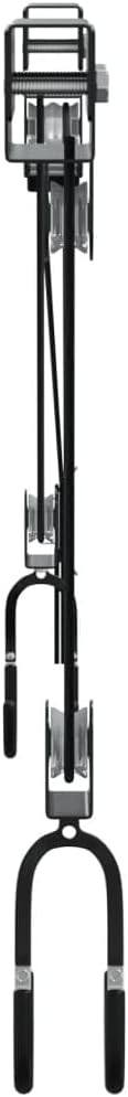 vidaXL Fahrradlift, Fahrradaufzug Deckenmontage mit Sicherheitsbremse Nylonseilen, Deckenlift für Ke