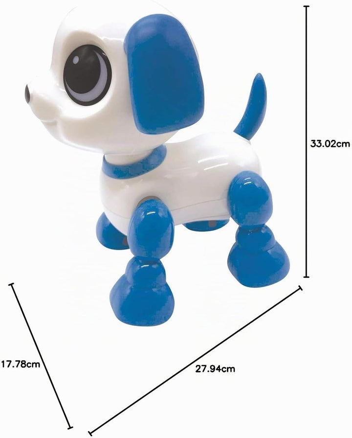 Lexibook Power Puppy - Mini - Mein kleiner Roboterhund - mit Geräuschen, Musik, Lichteffekten, Sprac