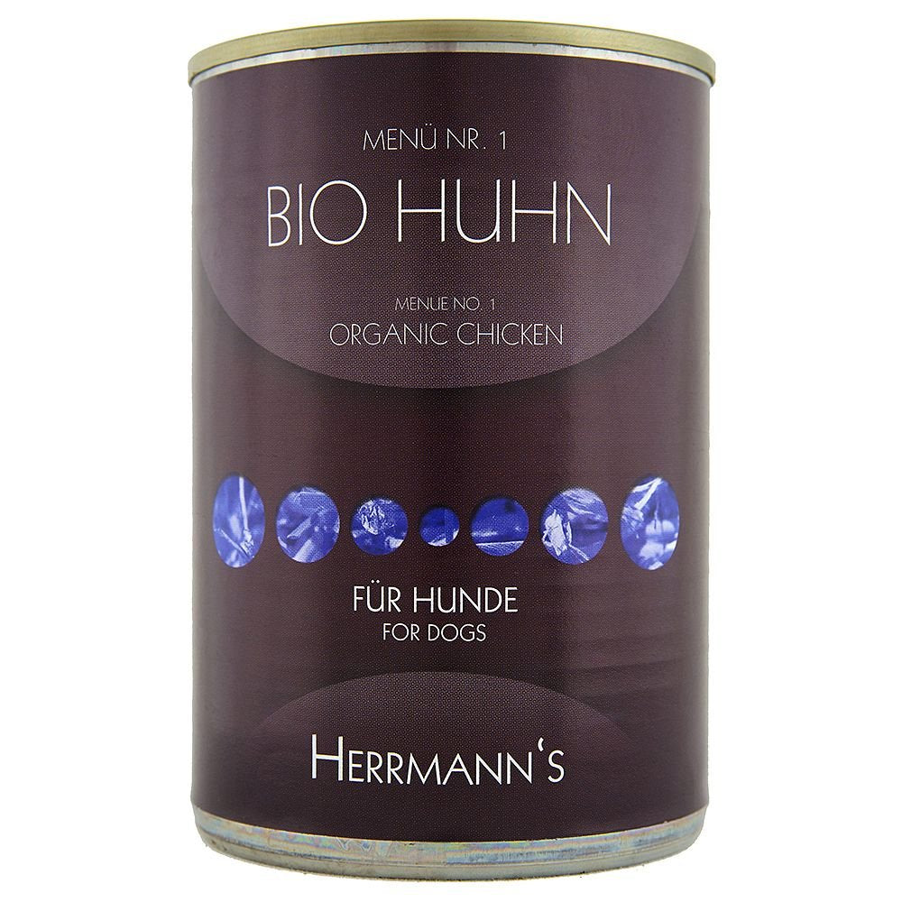 Herrmann's | Bio Rind mit Süsskartoffeln und Kürbis | 12 x 400 g
