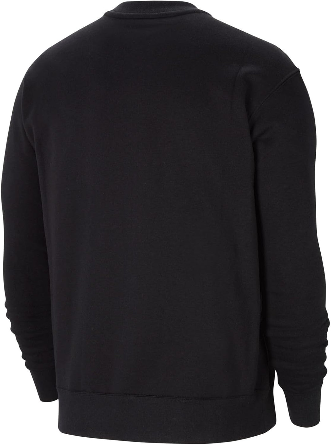 Nike Men's M Nk FLC Park20 Crew Sweatshirt Black/White S Einfarbig, Black/White S Einfarbig