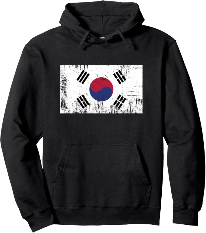 Süd-Korea Fahne Koreanische Flagge Geschenk Fussball-Fan Pullover Hoodie