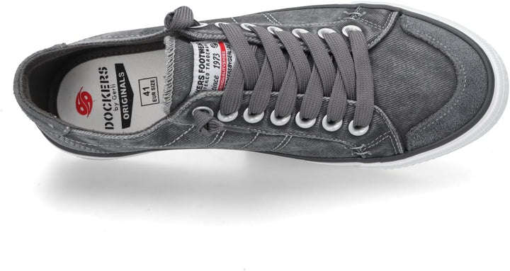 Dockers by Gerli Herren Low-Top Sneaker, Männer Halbschuhe 42 EU Grey 30st027 790200, 42 EU Grey 30s