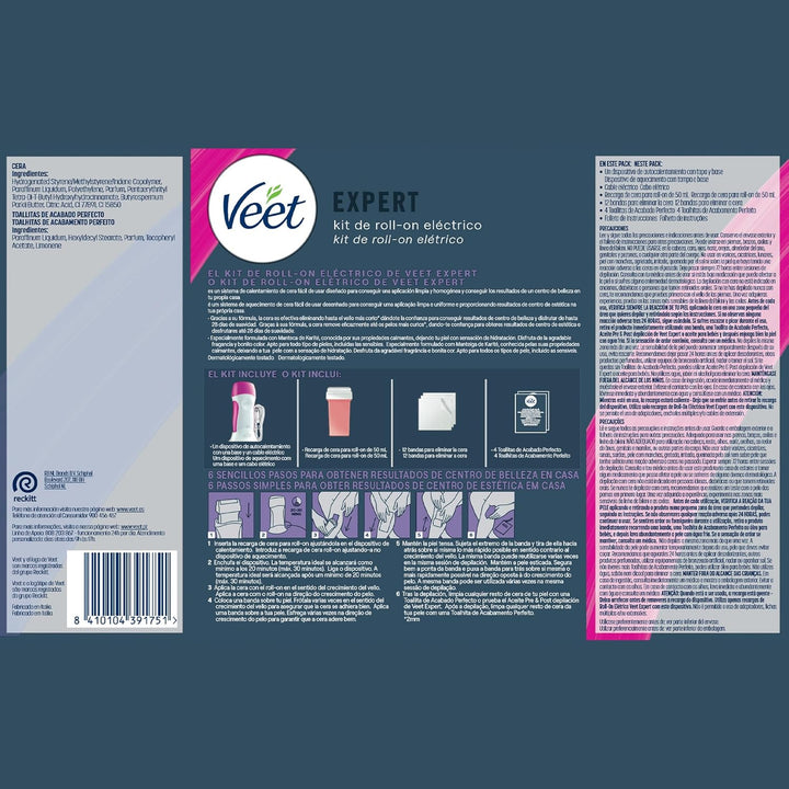 EASY WAX roll-on eléctrico kit