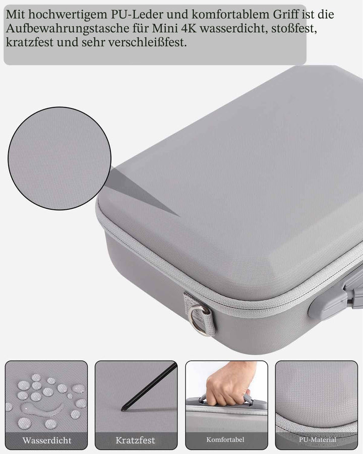 Tasche für DJI Mini 4K/2 SE Drohne, Tragbare Tragetasche für RC-N1C Fernsteuerung, Propellerhalterun