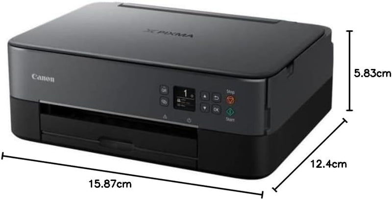 Canon PIXMA TS5350 Drucker Farbtintenstrahl Multifunktionsgerät DIN A4 (Scanner, Kopierer, OLED, 4.8