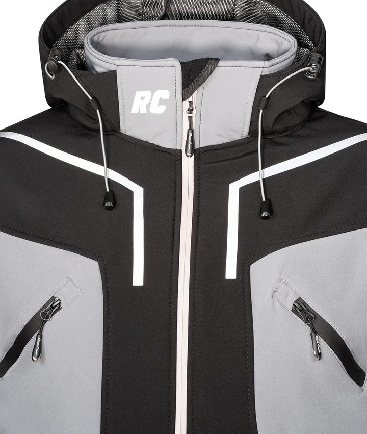 Rock Creek Herren Softshell Jacke Outdoor H-293 S Schwarz, S Schwarz