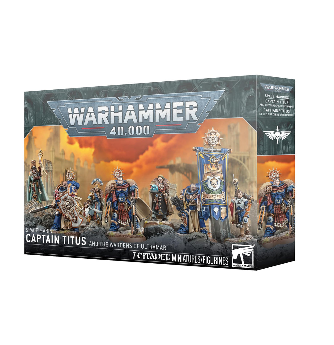 Games Workshop - Warhammer 40.000 - Space Marines - Ultramarines: Captain Titus & The Wardens of Ult