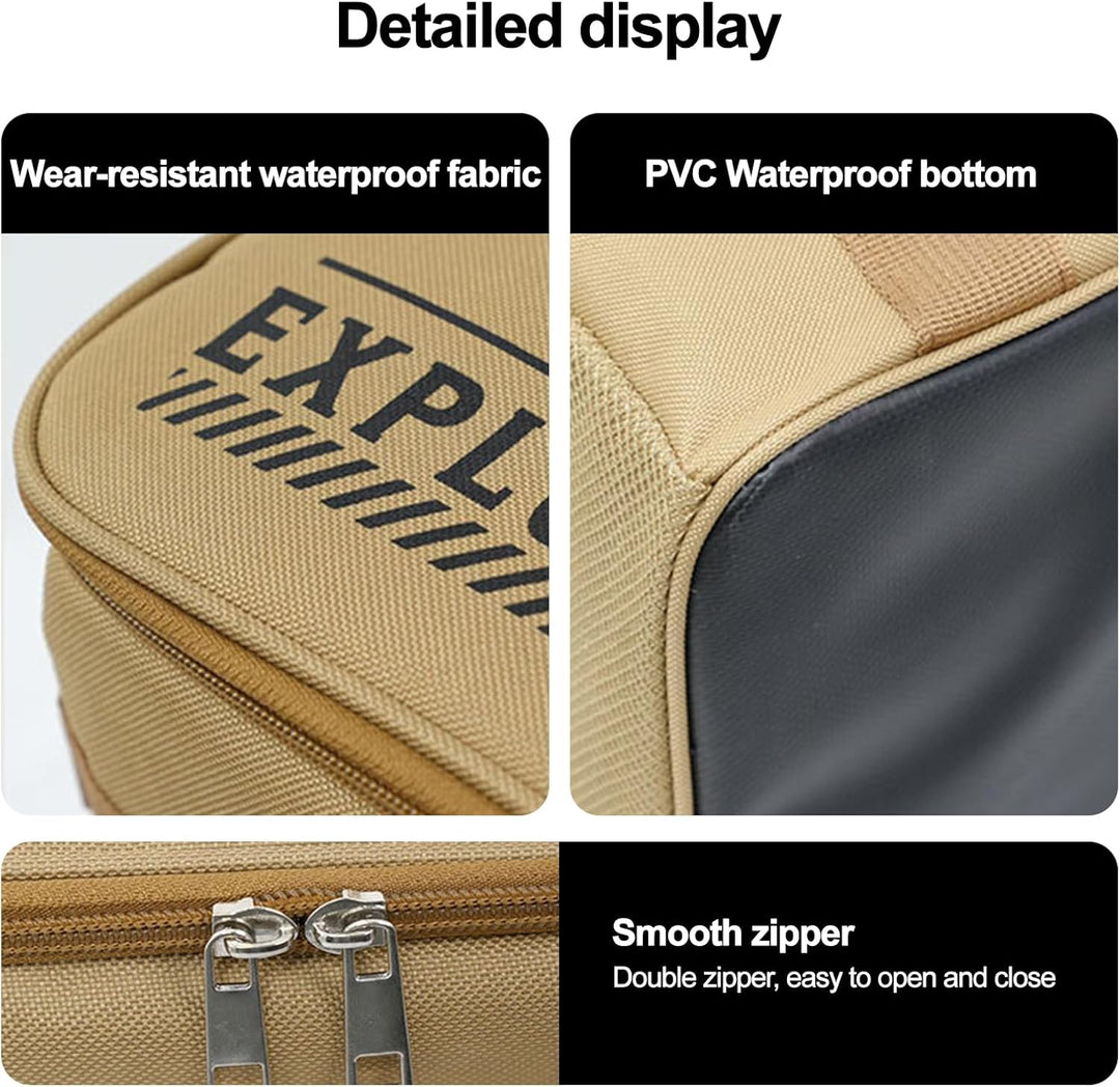 Picknick-Organizer-Tasche - wasserdichte Aufbewahrungstasche mit grosser Kapazität, Faltbarer Organi