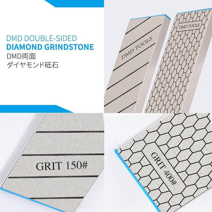 Doppelseitiger Diamant-Schleifstein, Delux-Diamant-Schleifstein, professioneller Tischstein, Messer,