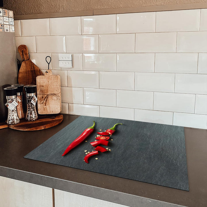 KitchenYeah© Herdabdeckplatte Einteilig Induktionsmatte Küche Abdeckung Ceranfeld Herd Abdeckplatte