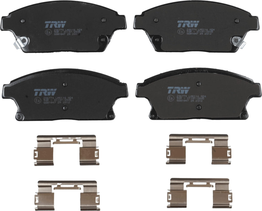 TRW GDB1847 Bremsbelagsatz, Scheibenbremse (Pack of 2)