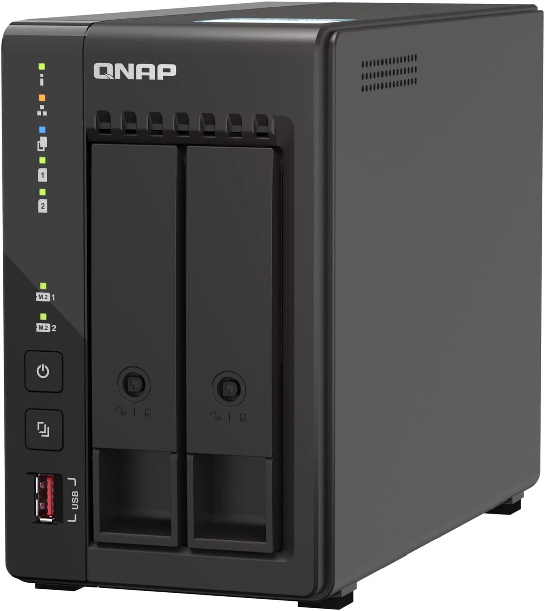 QNAP TS-253E-8G NAS System 2-Bay Enclosure Gehäuse, Enclosure Gehäuse
