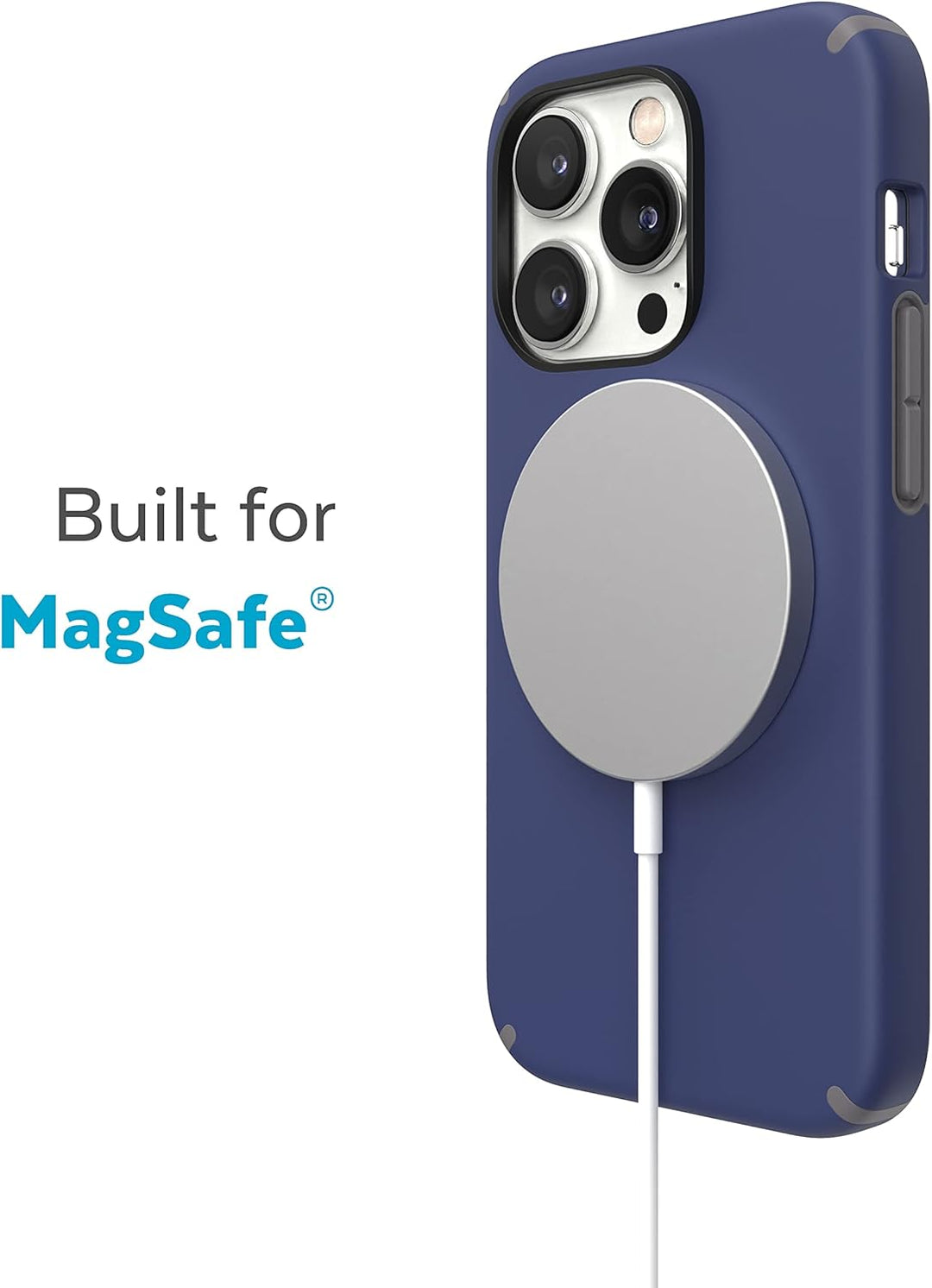 Speck Products CandyShell Pro Hülle passend für iPhone 14 Pro Max, 6,7 Zoll Modell, gebaut für MagSa