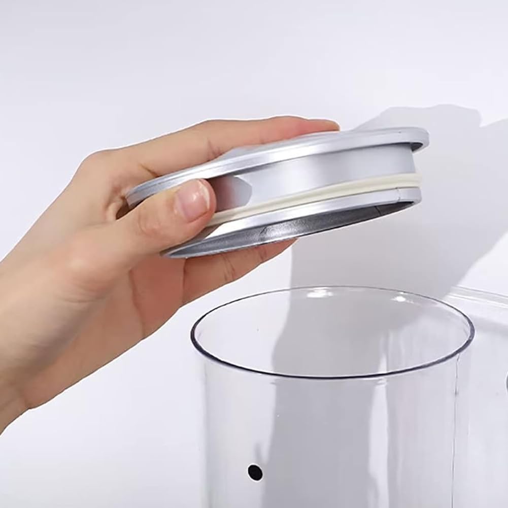 BAKAJI Dreifacher Müsli-Spender zur Wandmontage, Wandmontage, Spender für trockene Lebensmittel, Süs