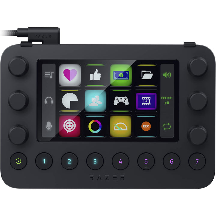 Razer Stream Controller - All-in-One-Deck für Streaming und Content-Erstellung (12 Haptisch Schaltba