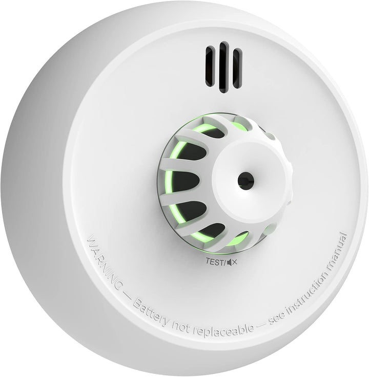 X-Sense funkvernetzter Hitzemelder mit versiegelter 10-Jahres-Batterie und einfacher Installation, W
