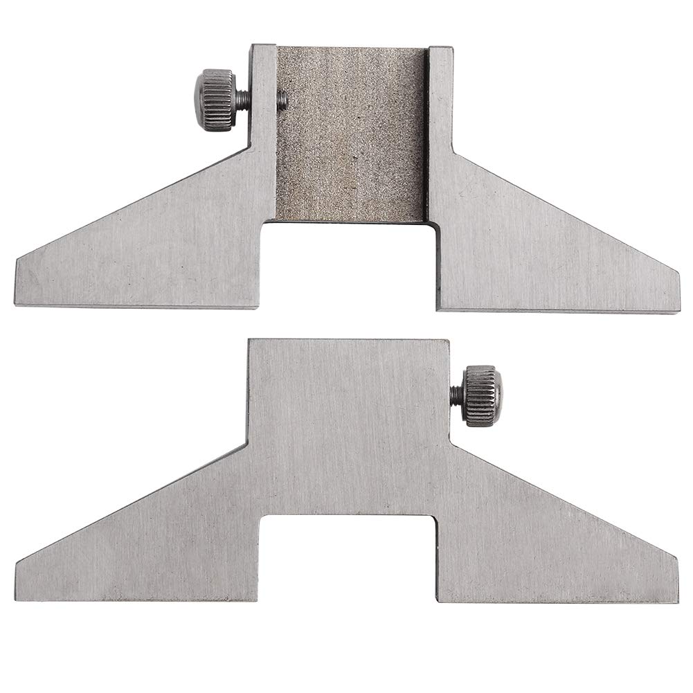 Bremssattel-Tiefenbasis, 7 x 0,8 x 3 cm Stahl-Tiefenmesser-Basis Messschieber-Tiefenmesser-Zubehör f