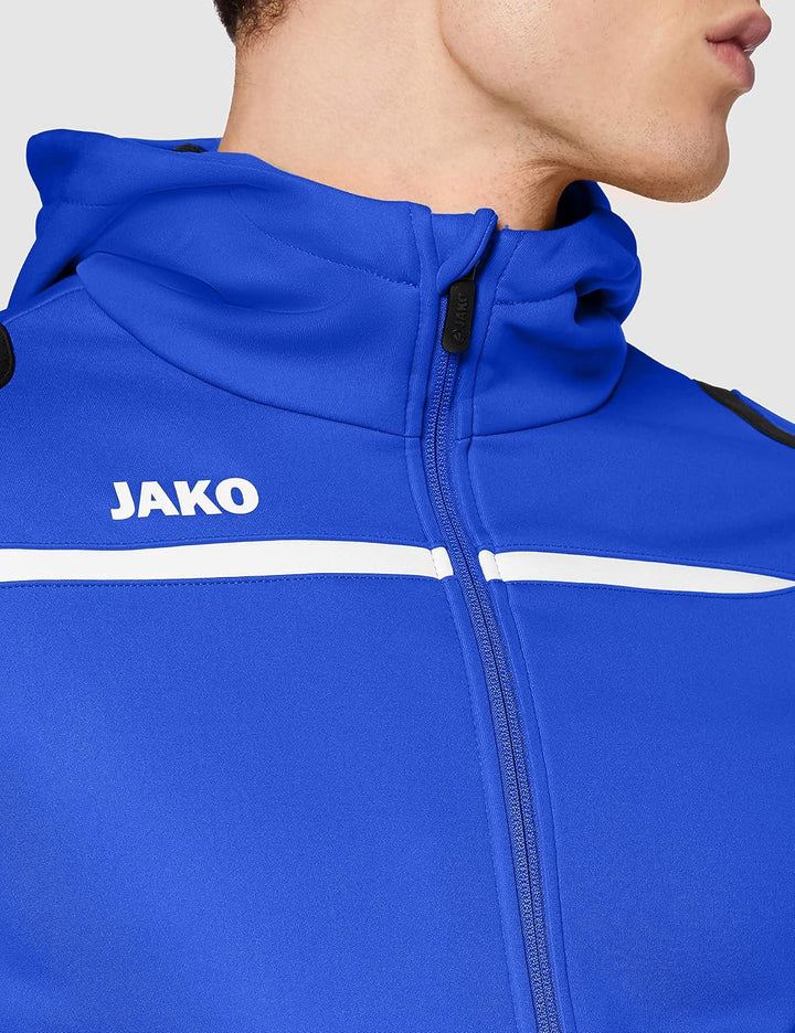 JAKO Herren Kapuzenjacke Performance XXL Royal/Weiss/Marine, XXL Royal/Weiss/Marine