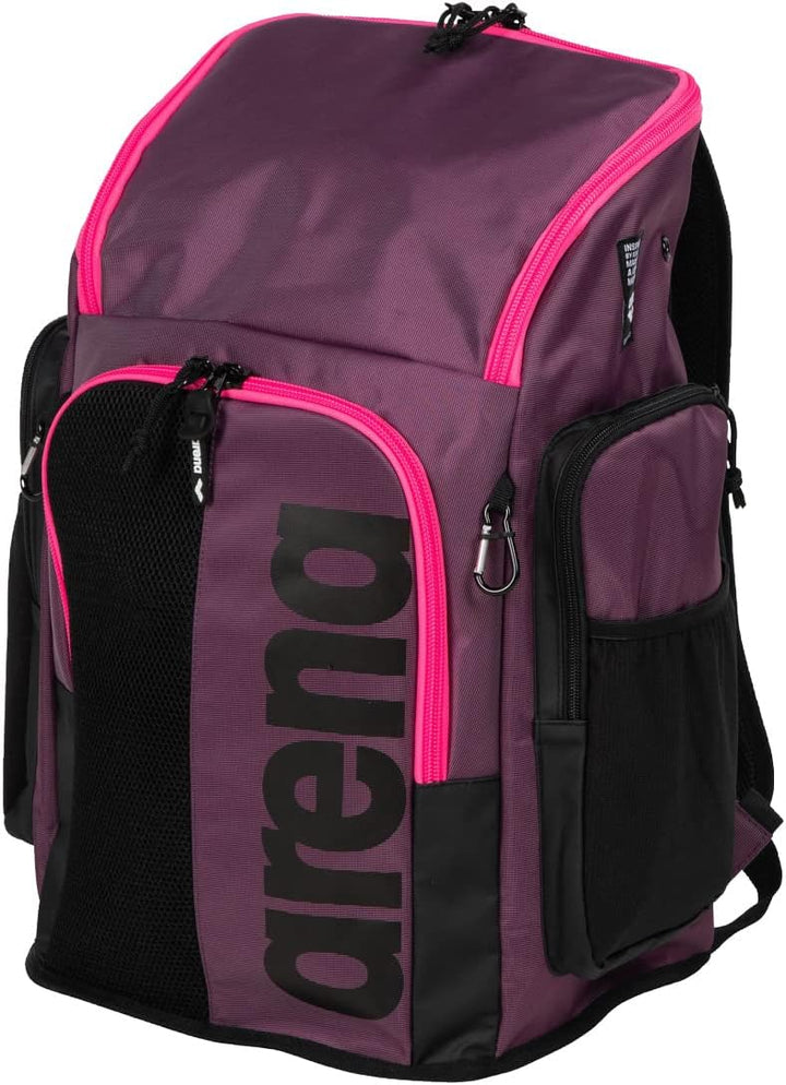 ARENA Spiky III Schwimm Rucksack 45, Freizeit- und Sportrucksack aus Wasserabweisendem Material, Gep
