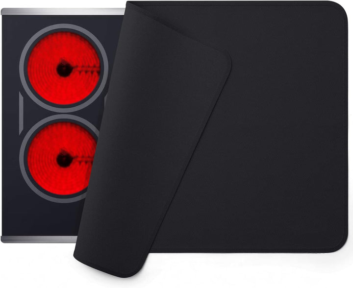 FLASLD feuerfeste und wasserdichte Herdabdeckungen, 53×75cm Elektroherdabdeckungsmatte, Glasabdeckun