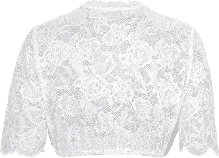 Dirndlbluse Damen Trachtenbluse Creme Dirndl Bluse für Bavarian Oktoberfest, 22jb107-weiss