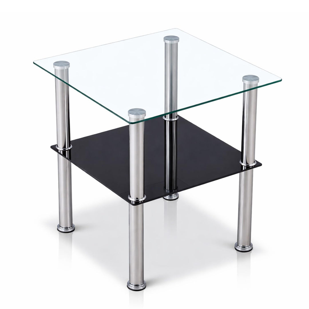 CasaXXl Couchtisch Glas mit Sicherheitsglas & Facettenschliff - Glastisch perfekt geeignet als Beist