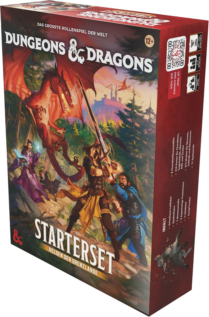 Dungeons & Dragons Starter Set: Helden der Grenzlande | D&D Fantasy-Abenteuerspiel für 3–5 Spieler (