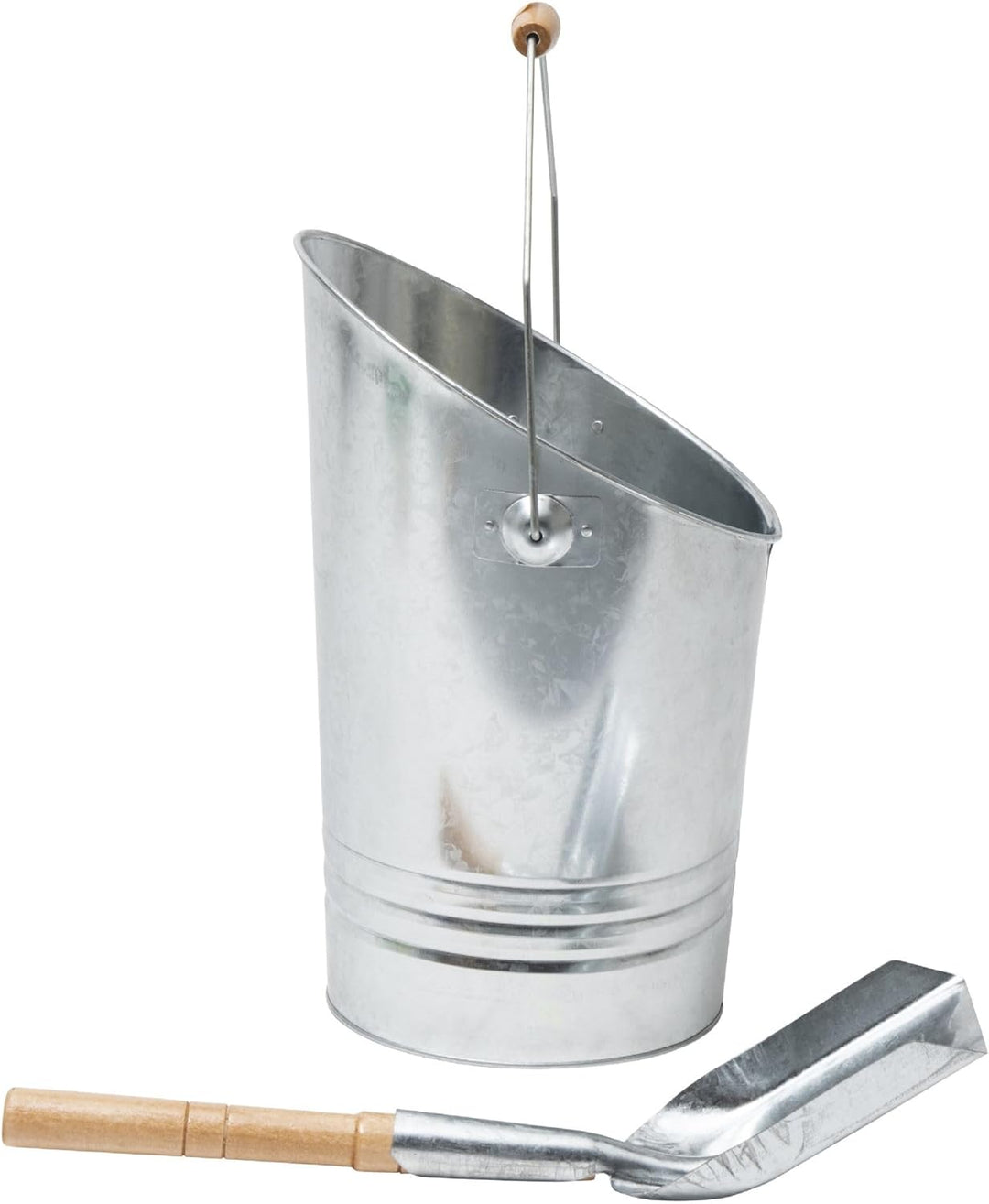 Eimer 7 L und Asche shovel aus verzinktem Stahl WERKA PRO