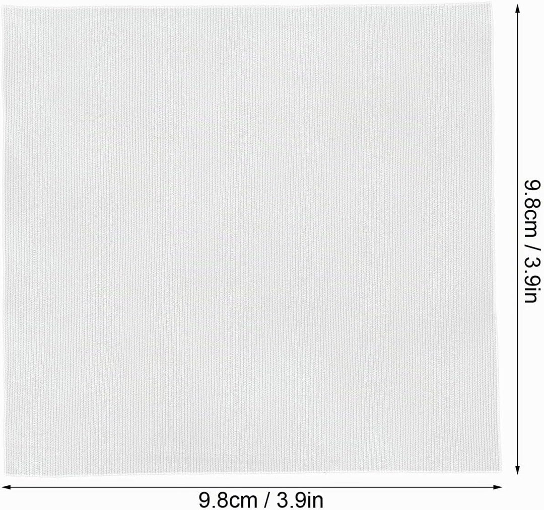 FILFEEL 400 Stück Mikrofaser Reinigungstuch, Streifenfreies Microfasertuch für Spiegelnde, Fusselfre