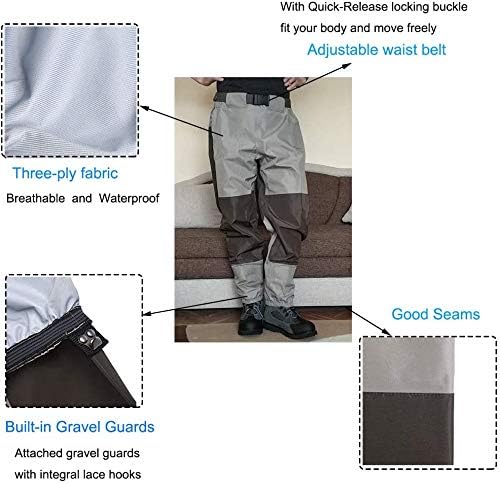 Atmungsaktiv Angelbekleidung Watstiefel Angel Angelhose Fliegen Wathose Hose Dauerhafte Wetterfeste