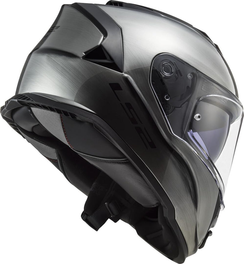 LS2, Integraler Motorradhelm Storm Jeans Titanium, XS