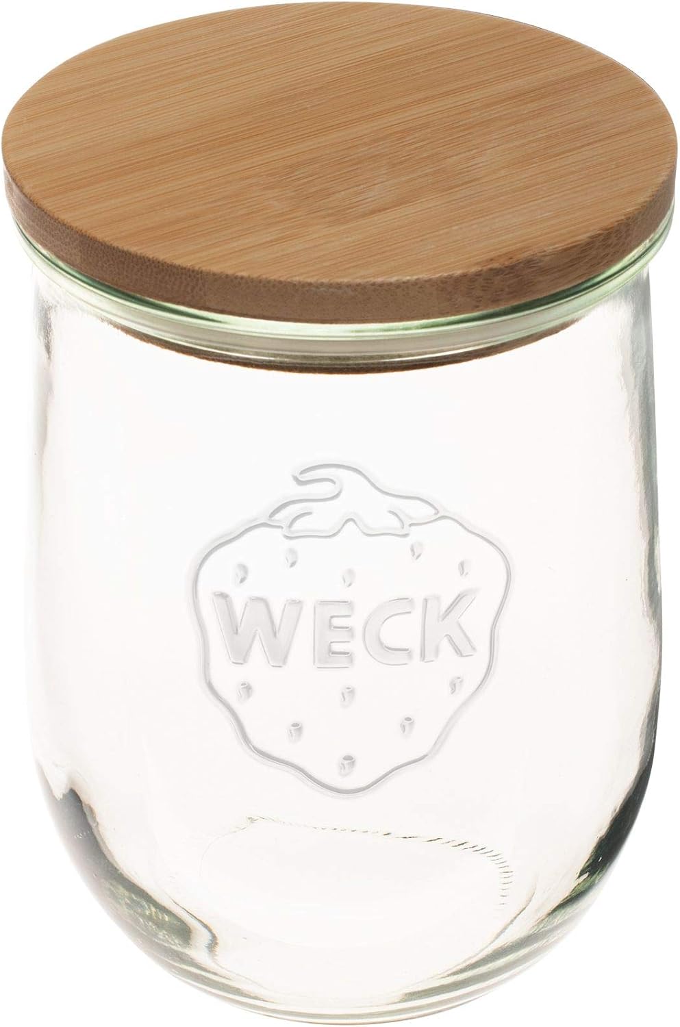 Weck Jars - Tulpengläser 1 Liter Sauerteig-Startergläser Grosse Gläser für Sauerteig Tulpenglas mit