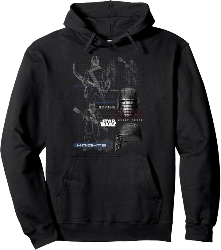 Star Wars: The Rise Of Skywalker Knights Schematic Pullover Hoodie
