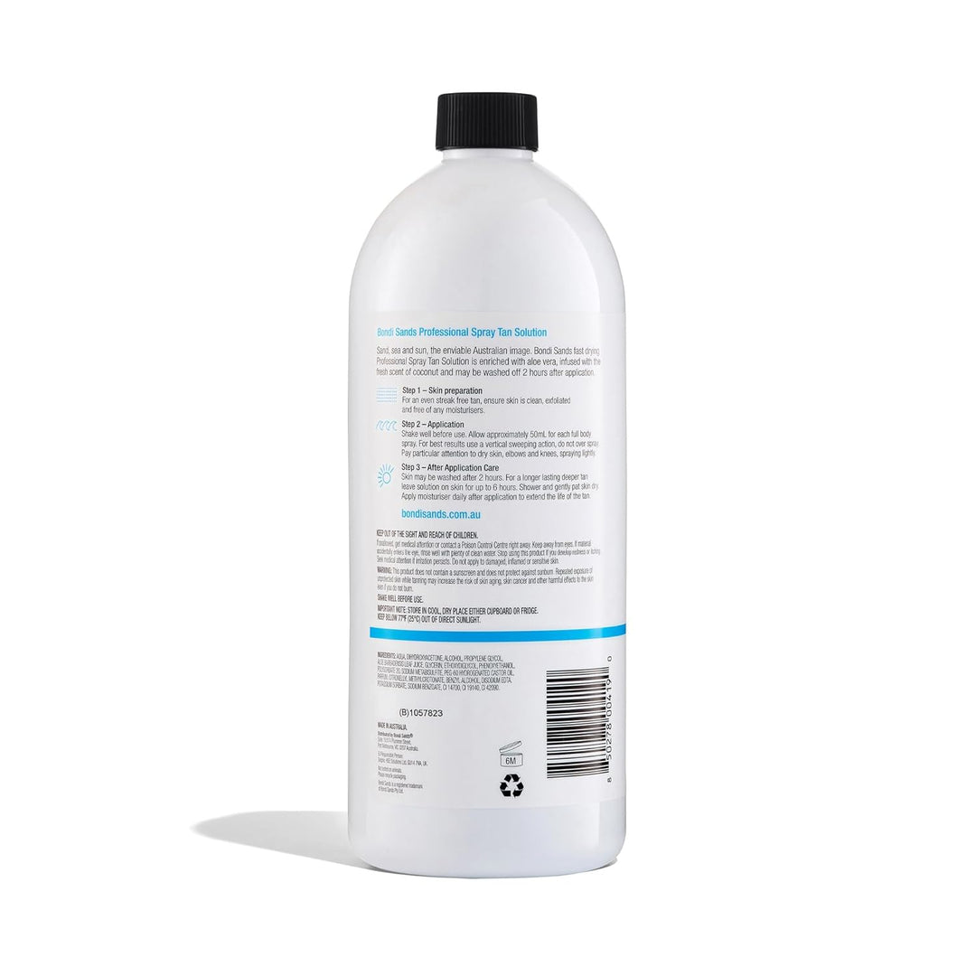 Bondi Sands Light/Medium Professional Spray Tan Solution 1 Litre Hell/Medium, Hell/Medium