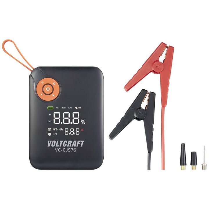 VOLTCRAFT Schnellstartsystem VC-CJS76 VC-16024485 Starthilfestrom (12 V)=300 A 12 V-Ausgang 2X, USB-