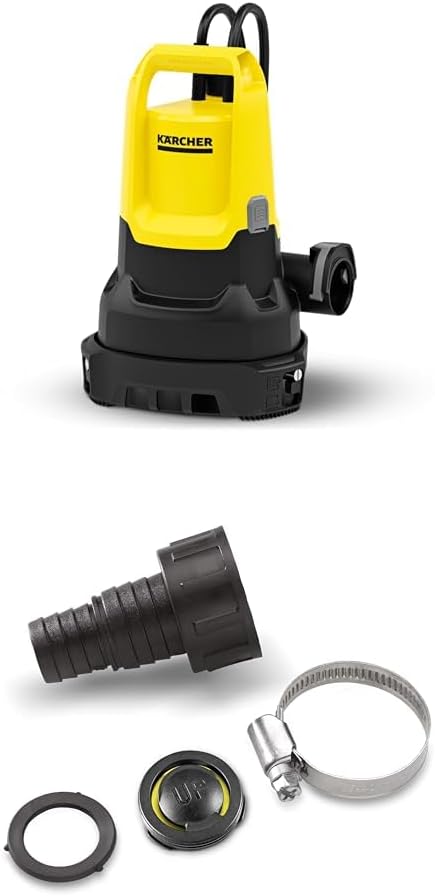 Kärcher SP 16.000 Dual flachsaugende Schmutzwasser-Tauchpumpe, Fördermenge & 6.997-359.0 Anschluss (