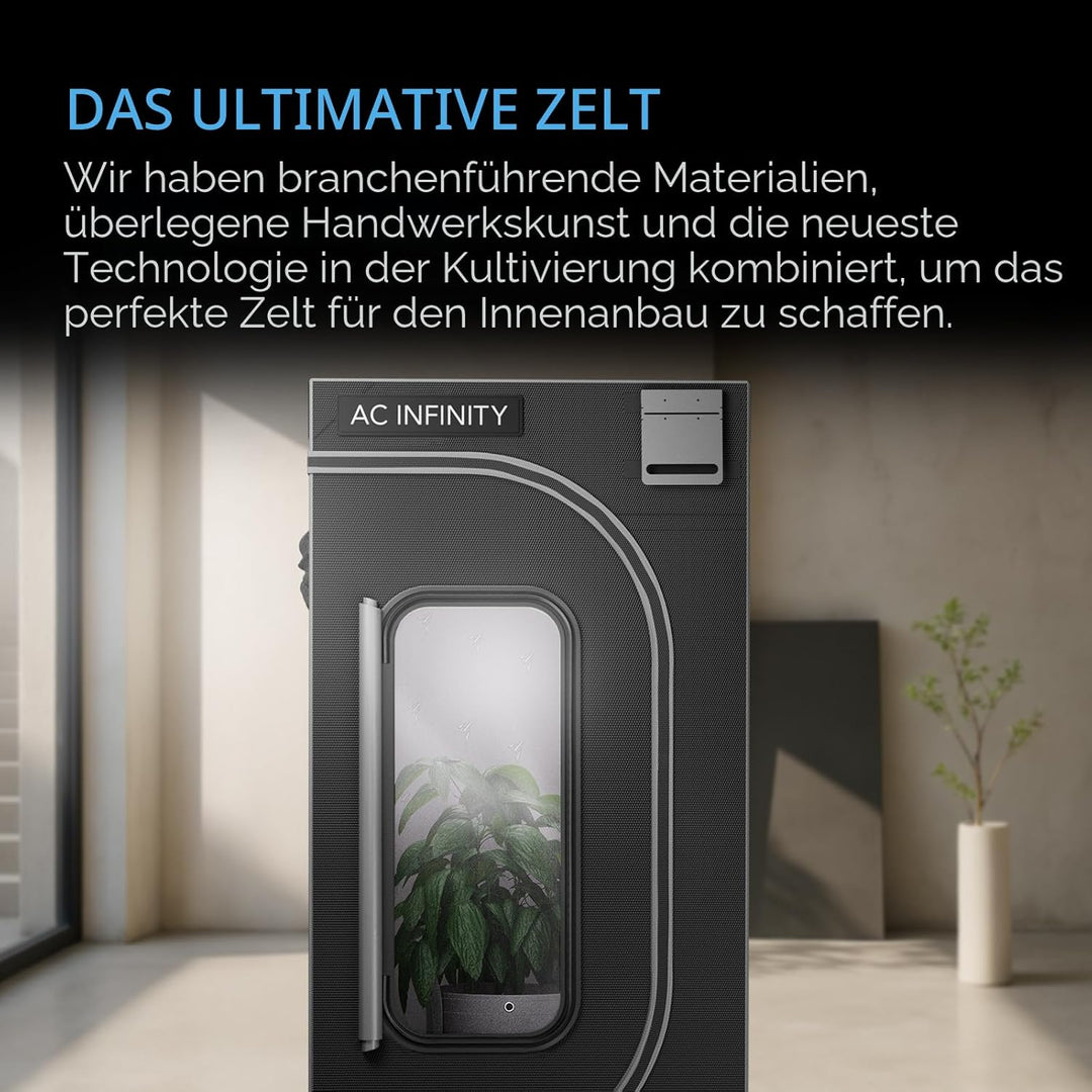 AC Infinity CLOUDLAB 733 Advance Grow Zelt, 91,4 x 91,4 x 182,9 cm, dickste 2,5 cm Stangen, höchste