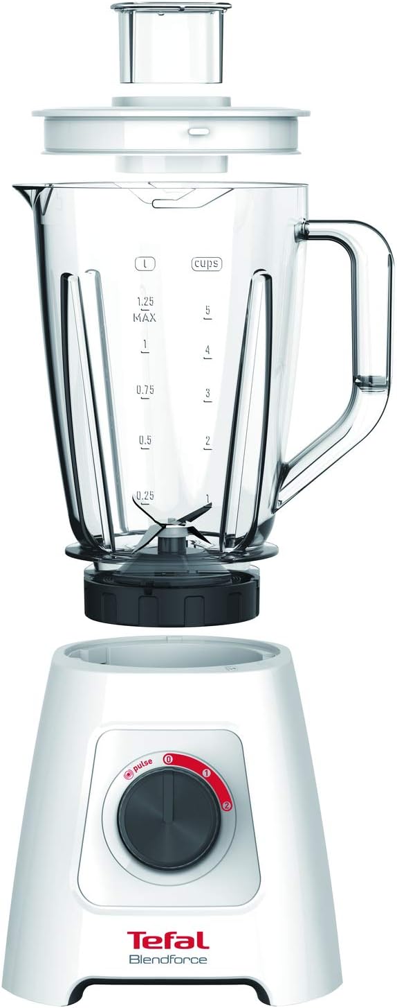 Tefal BlendForce II BL4201 Stabmixer, 1,25 l, 600 W, Weiss