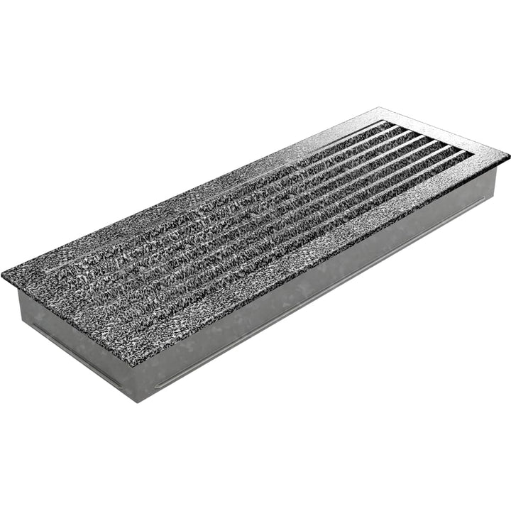 Lüftungsgitter Fresh 17x49 schwarz und Silber