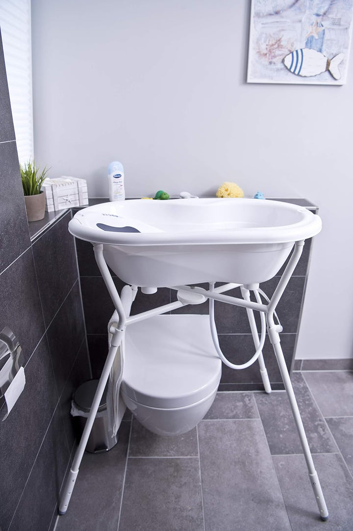 Rotho Babydesign 20001 0292 Top Badewanne lagoon, blau, 76,5 x 44,5 x 22 cm, Lagoon