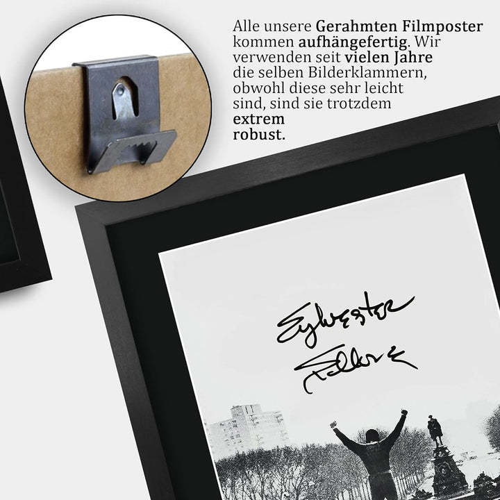 HWC Trading Rocky A3 Gerahmte Signiert Gedruckt Autogramme Bild Druck-Fotoanzeige Geschenk Für Sylve