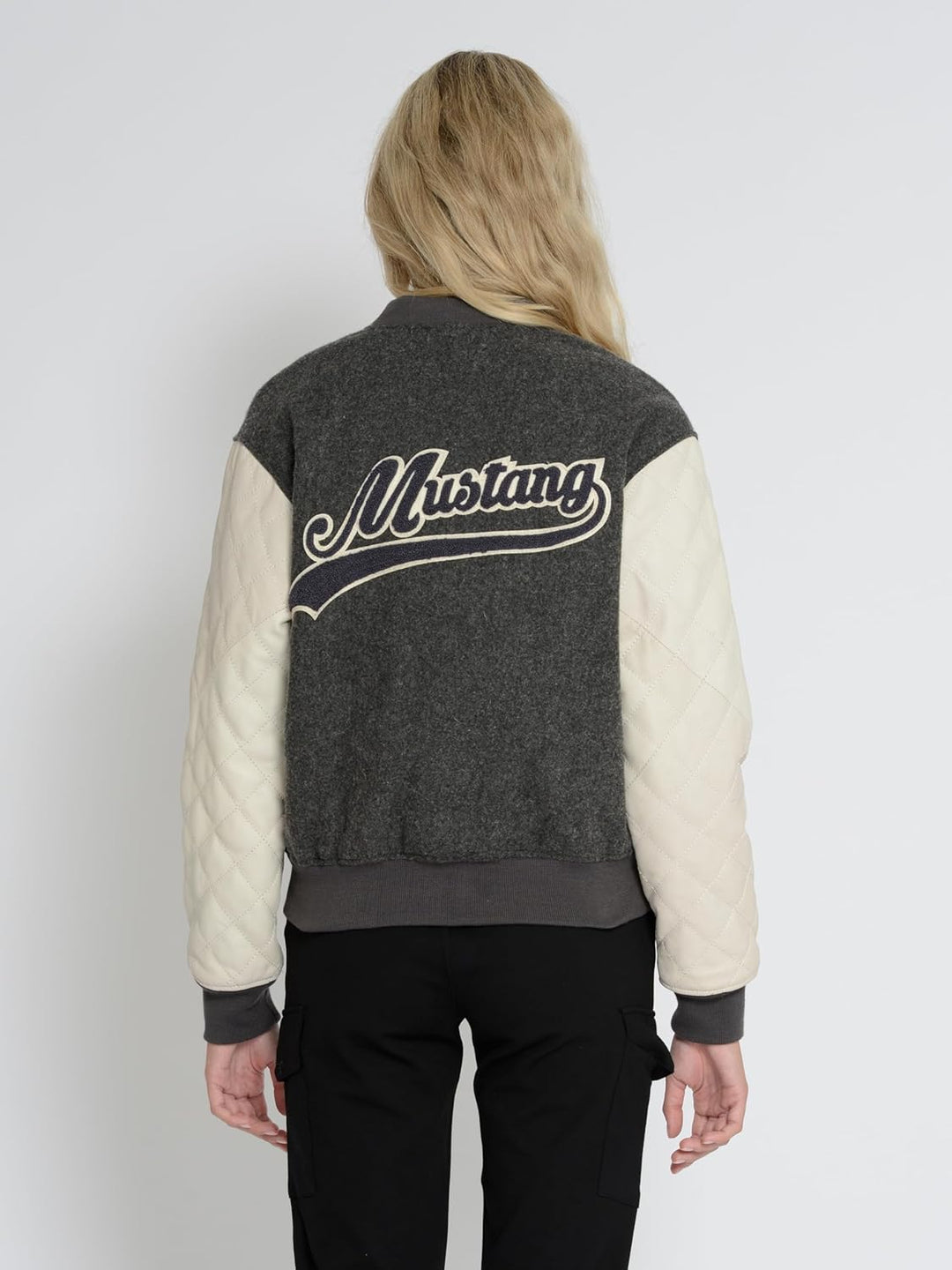 MUSTANG Damen Jacke Jacke XS ecru/anthra, XS ecru/anthra