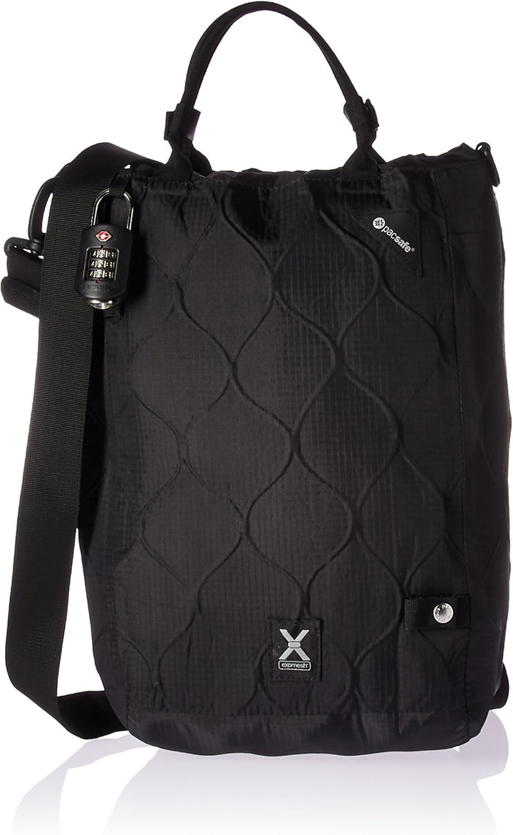 Pacsafe Travelsafe - Mobiler Safe, Schultertasche mit TSA-Zahlen-Schloss, Diebstahlschutz, Unisex He