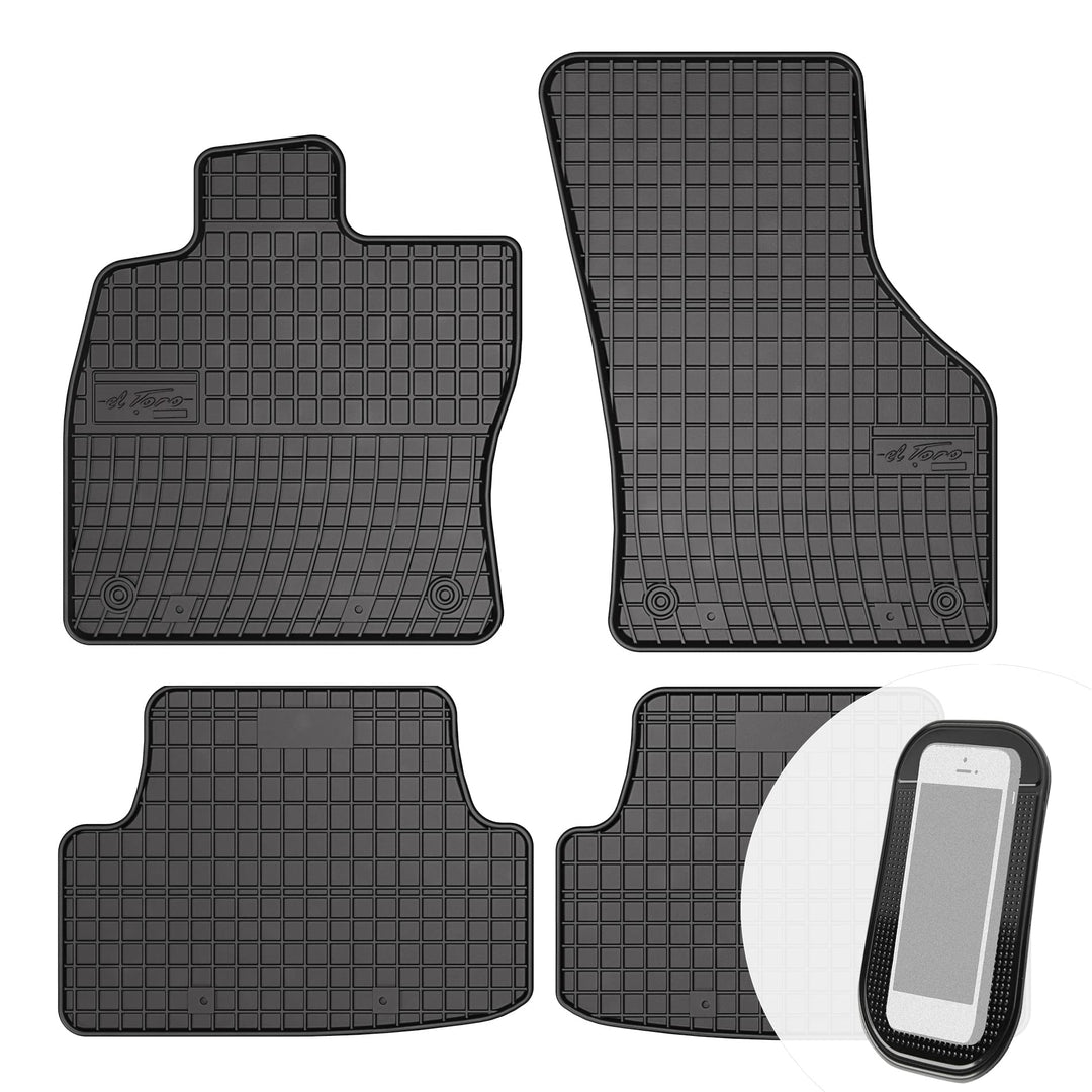 Gummimatten Auto Fussmatten Gummi Automatten Passgenau 4-teilig Set - passend für VW Golf 7 Variant