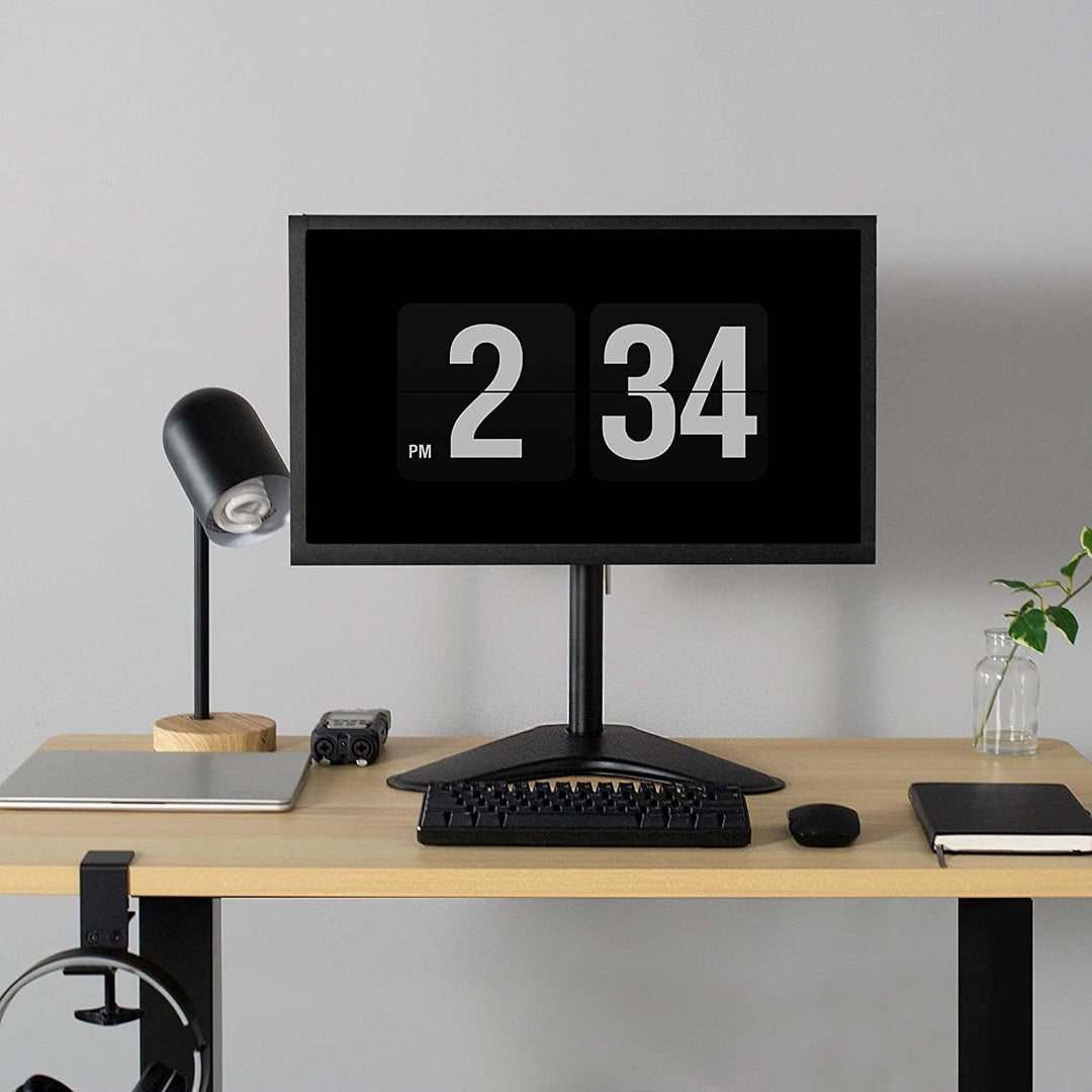 Techly ICA-LCD-2500 Schreibtischhalterung 1LCD 33.02 cm (13 Zoll)-68.58 cm (27 Zoll) mit Standfuss 4