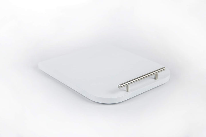 GZ-Design Premium Gleitbrett für Thermomix TM5/TM6 - Edelstahlgriff - Zubehör - Holz - Buche - Made